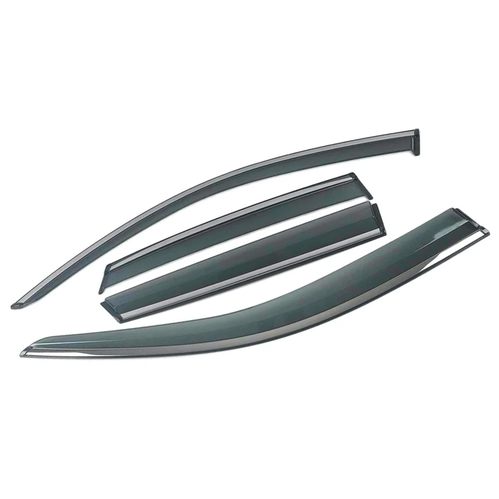 For MAZDA CX-3 2016-2019 Car Window Sun Rain Shade Visors Shield Shelter Protector Cover Trim Frame Sticker