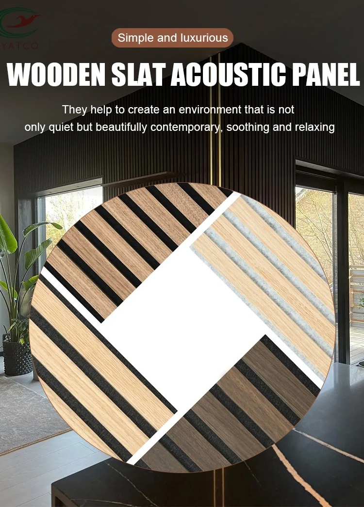 Acoustic Wood Wall Panels Akustikpanel Soundproof Wood Slat Wall ...