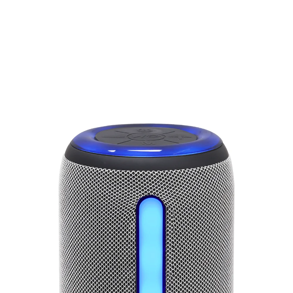 Hot selling BT Wireless Speaker with colorful light  Portable Lanyard Handfree BT Speaker