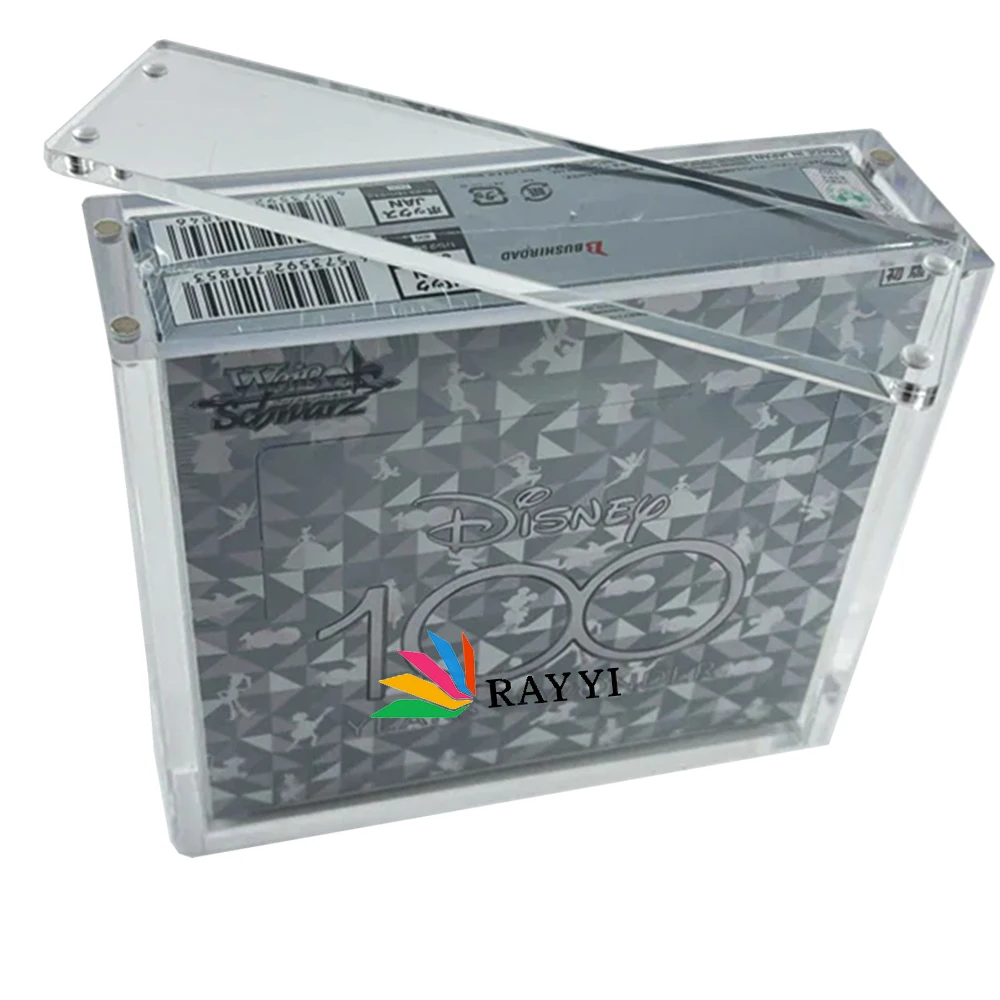 RAY YI Custom Clear Acrylic Weiss Schwarz Booster Box Case