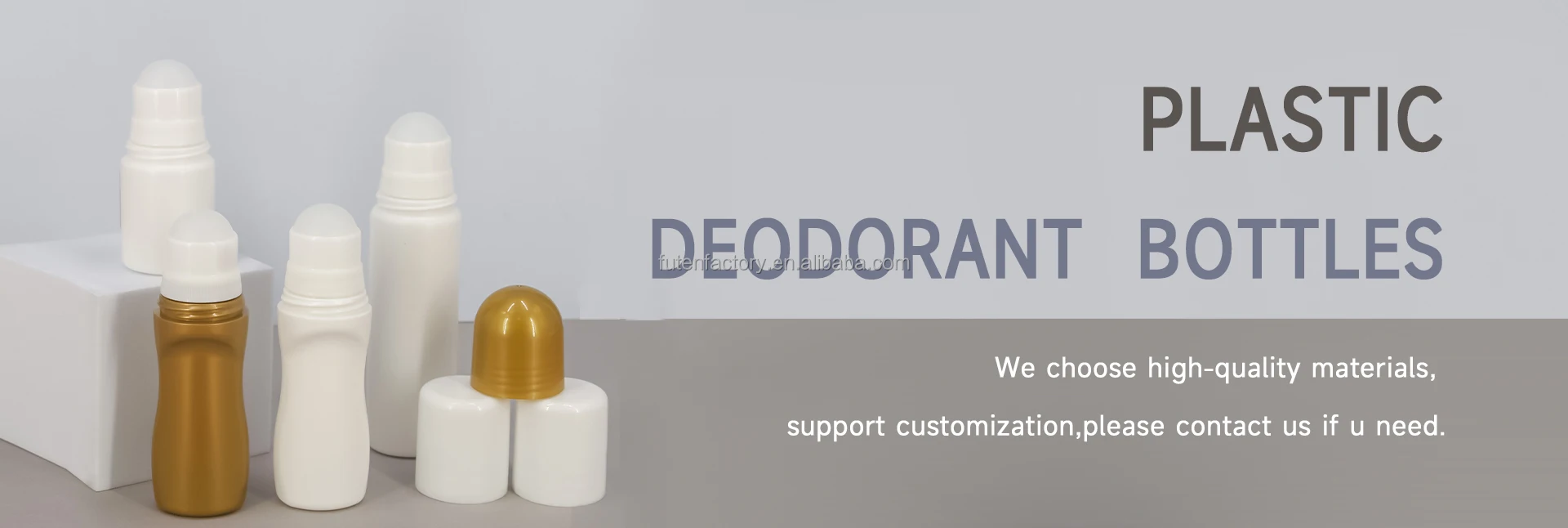 Antiperspirant Empty Roll On Plastic Bottle 50ml Empty Roll On