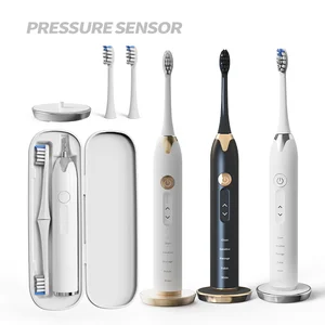 PRESSURE SENSOR and TOUCH CONTROL Travel Sonic Cleaning Electric Toothbrush With Sonic