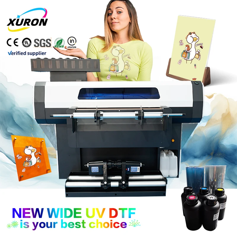 Xurong Manufacturing's Fully Automatic 600mm Roll-to-Roll UV DTF Printer Modular Upgradable Multifunctional Vendor Future