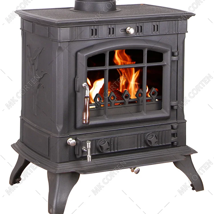 Smokeless Wood Burning Stove Wood Stove Indoor Heating Cast Iron