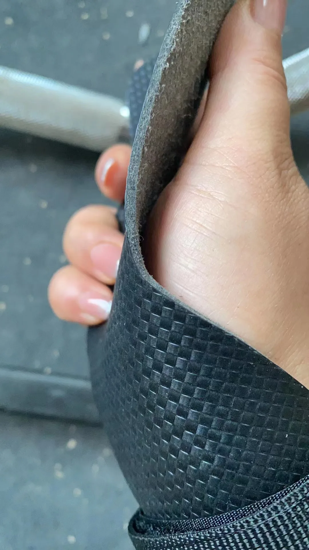 Durable Carbon Fingerless Gymnastic Hand Grips Palm Protector For