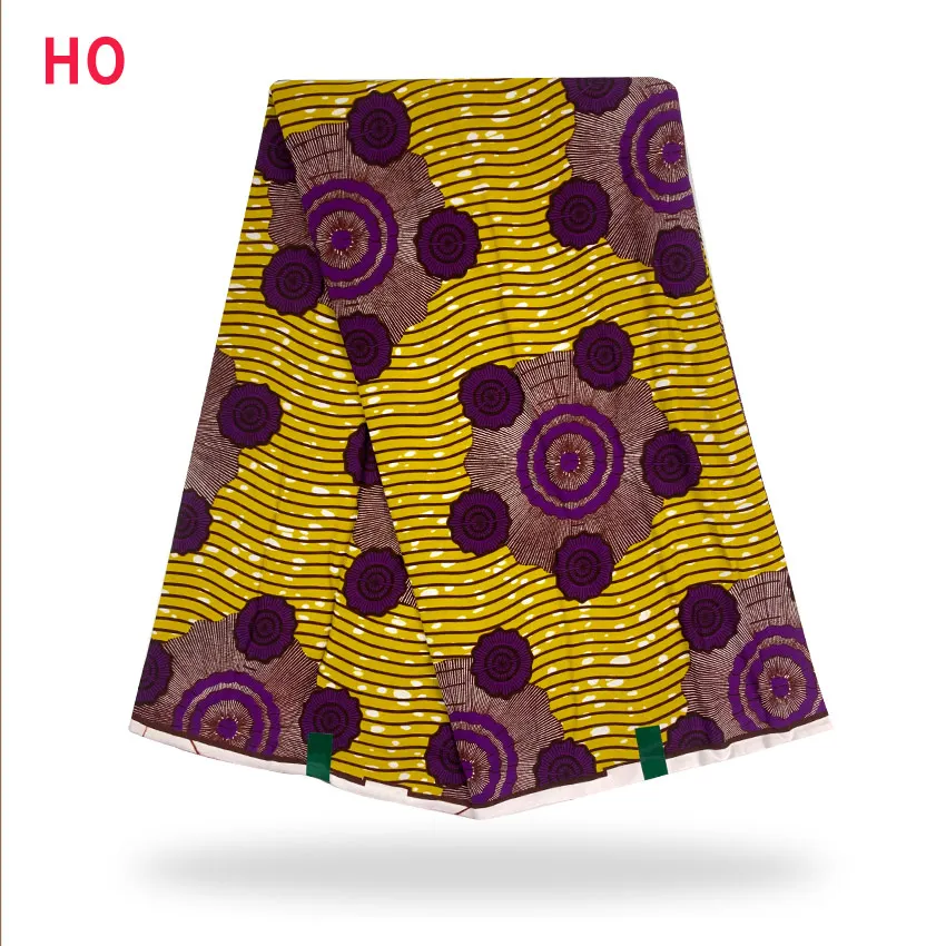 Фабричная новейшая восковая ткань Голландии 6 ярдов 100% хлопчатобумажная восковая ткань с красивой печатью для различных случаев