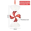 Molino de viento de 32 cm con borde blanco color caramelo (1)