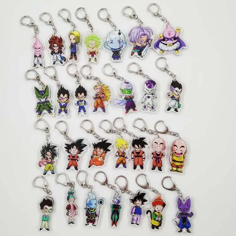 Custom Epoxy Resin Glitter Keychain Charm Acrylic Cartoon Anime Poke-mon 3D Lenticular Printing Acrylic Keychains