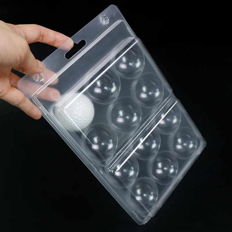 Blister Packaging Box Reusable Custom Clamshell Blister Package for Golf or Tennis Ball Clam Shell Packaging