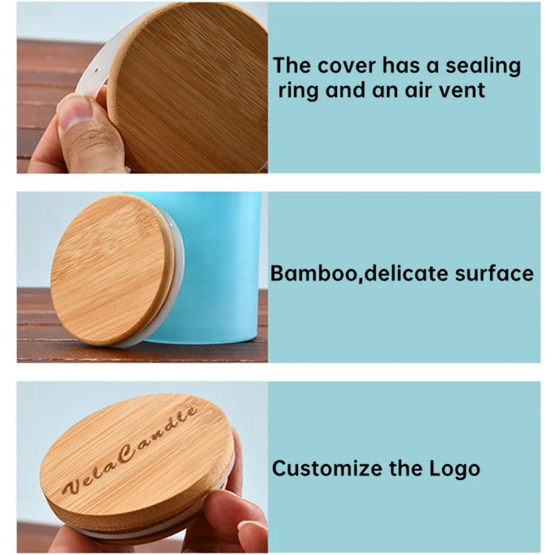 Wholesale Luxury Custom Empty Matte Black Candle Holder