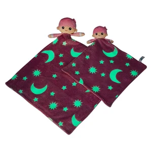 Glow in the Dark Luminous Thick Flannel Blanket Soft Plush Baby Blanket for Kids