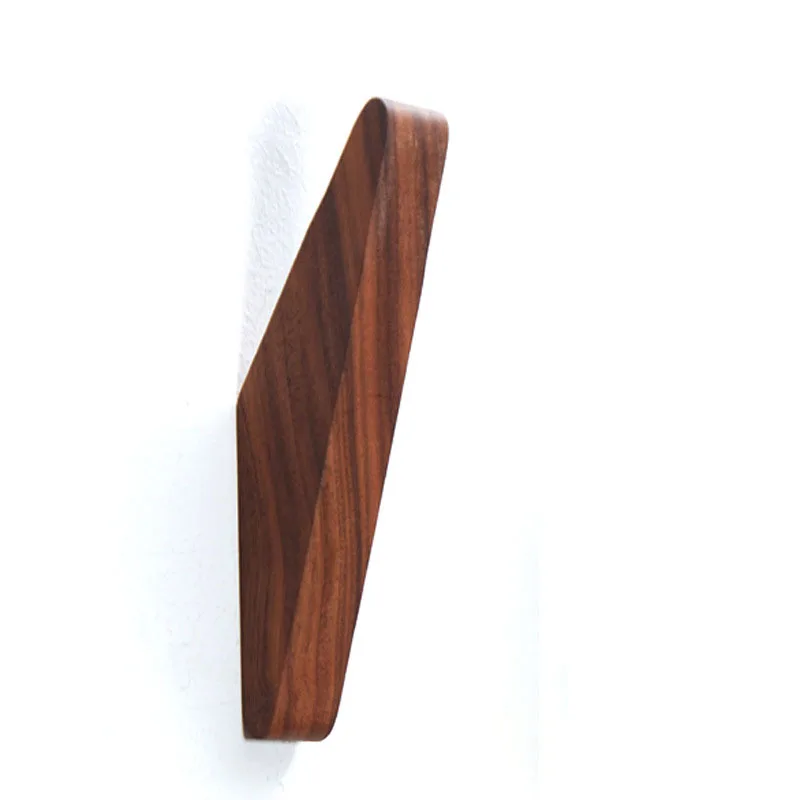 Japanese Style Modern Simplicity Wooden Towel Coat Hook Wall Decoration  Wall Hooks Clothes Hat Hanger Towel Rack
