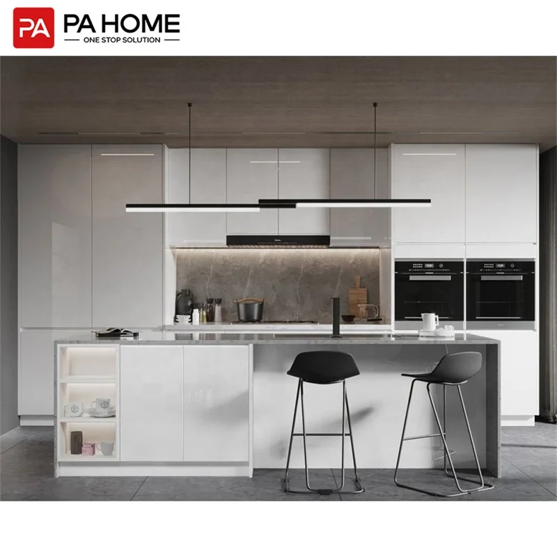 PINAI Free Standing Wooden Modular Kitchen Storage Cabinet