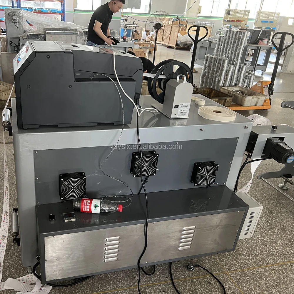 Jsm110 Garment Wash Care Label Printing Machine For Satin Ribbon,Nylon