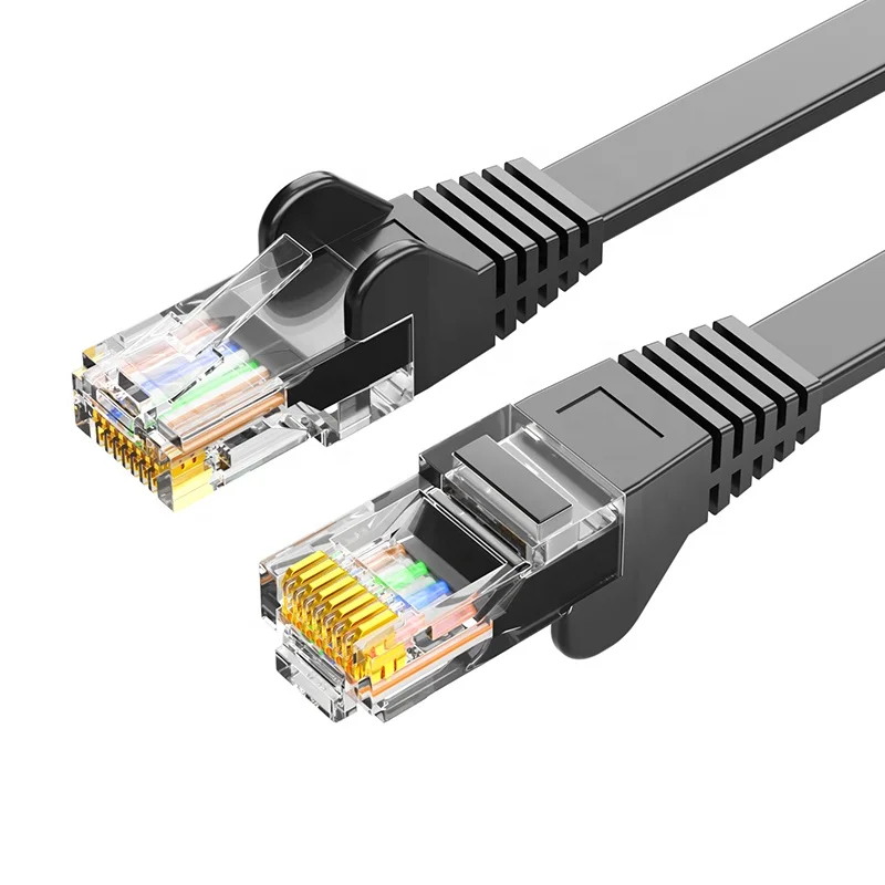 Free Sample Ultra Slim Flat UTP patch cable cat6 8P8C RJ45 Ethernet cat6 Patch Cable