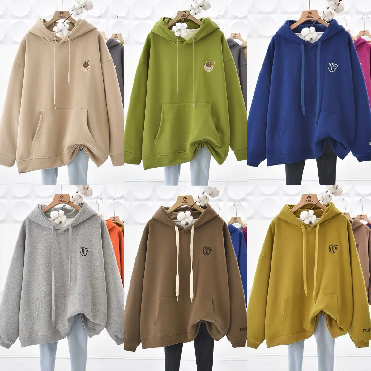 Wholesale Women's Sweater Printed Hoodie Gym Solid Fashion Super Dalian ...