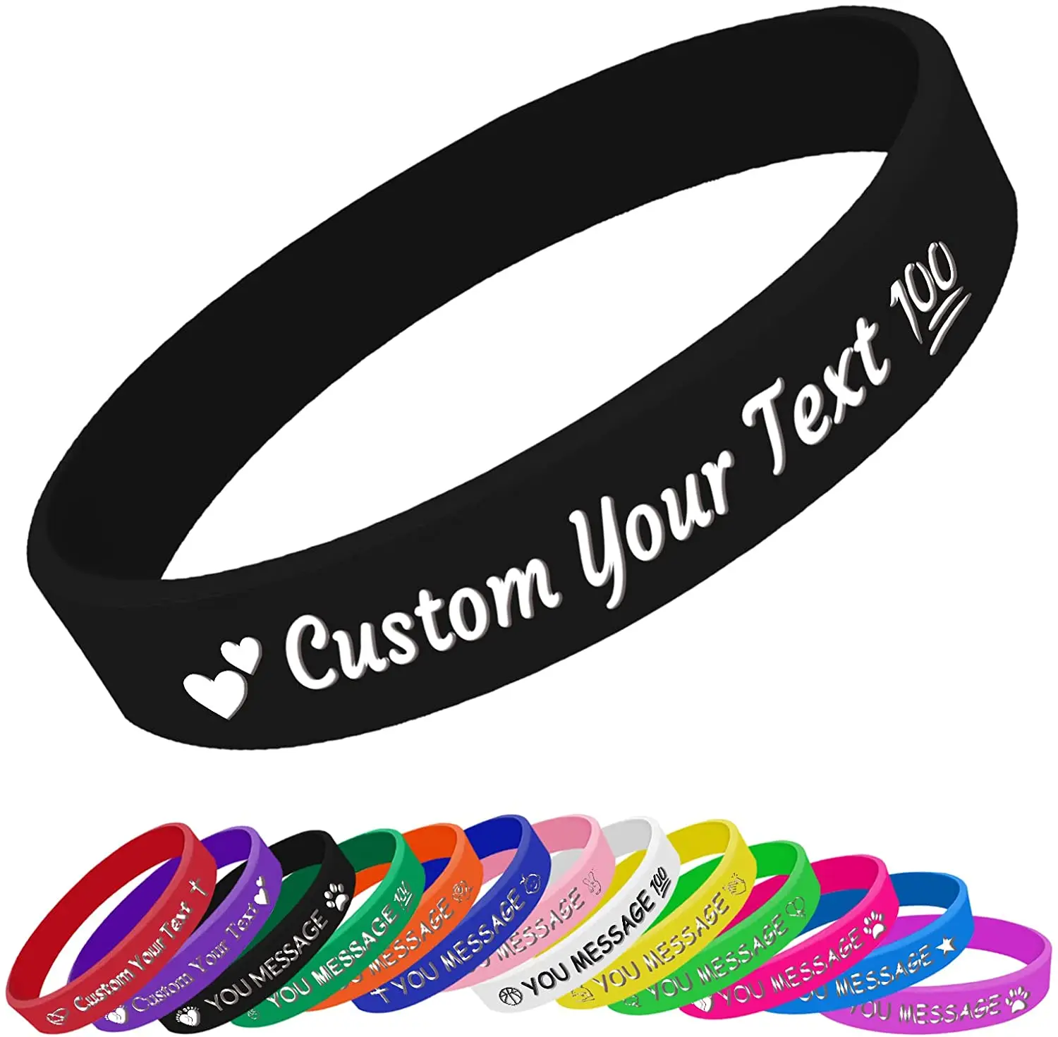 Custom Silicone Bracelets Make Your Own Rubber Wristbands with Message or  Logo  China Silicone Bracelets and Rubber Wristbands price   MadeinChinacom