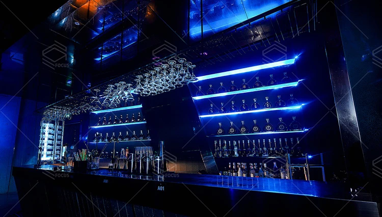 Lounge Bar Night Club Modern Interior Decoration Design With Led Light Lounge Bar Night Club Modern Interior Decoration Design With Led Light