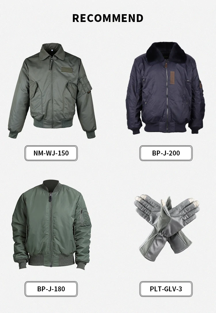 Pilot Flight Jacket Nomex Fire Resistant
