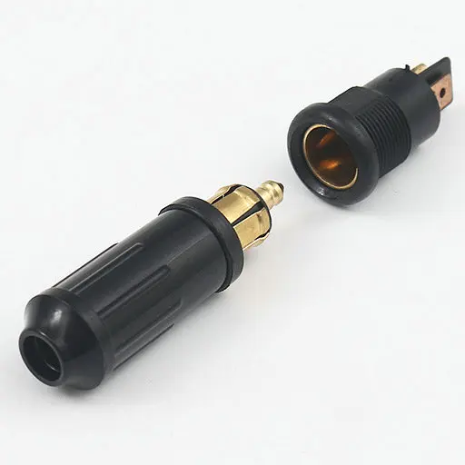 High End 12V 24V Auto Germany German Din Car Cigarette Lighter Plug