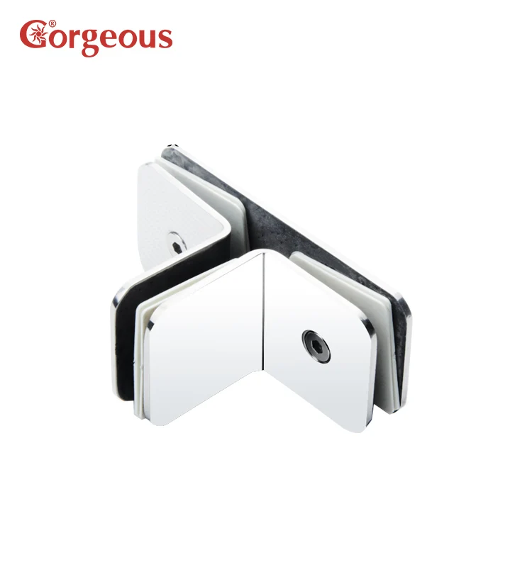 Gorgeous Stainless Steel Glass Clamp Elegant And Durable For Modern Home And Office Decor
