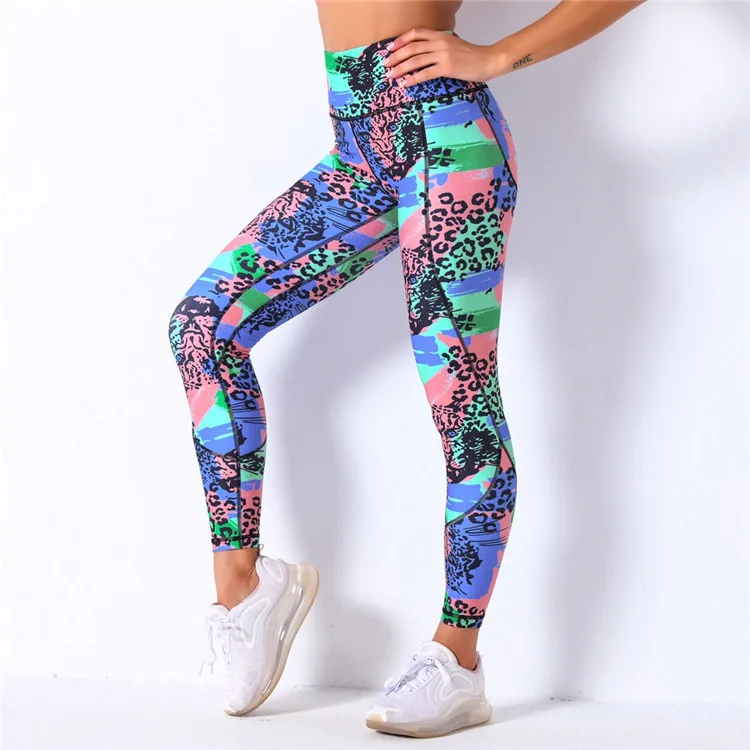 Buy Workout Leggings,Yoga Pants,Tie Dye 