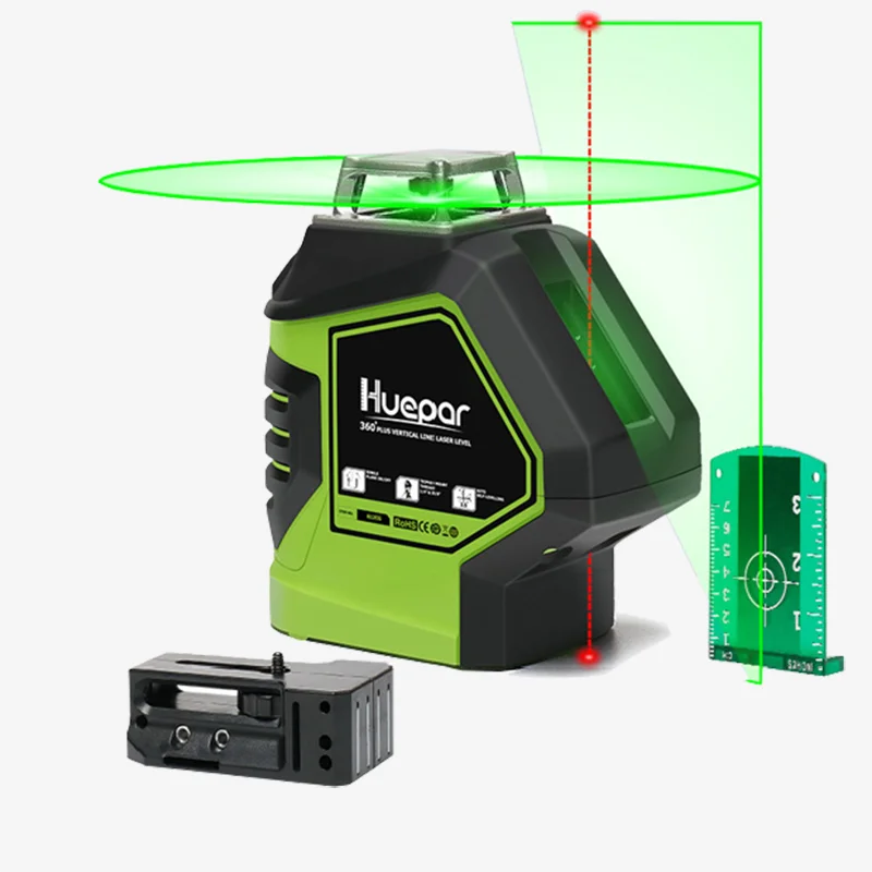 Leveling line. Лазерный уровень Huepar b011g. Лазерный Huepar 360. Лазерный уровень 360 градусов зеленый Луч бош. Лазерный нивелир 360 зеленый Луч.