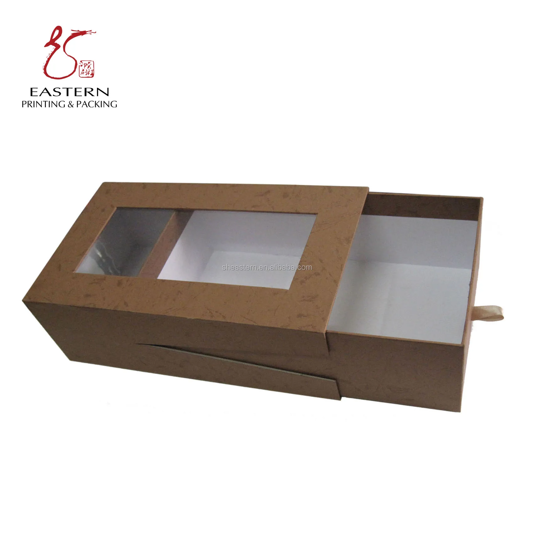 Pvc Window Box Rigid Boxes Paper Acceptable Customized Disposable ...