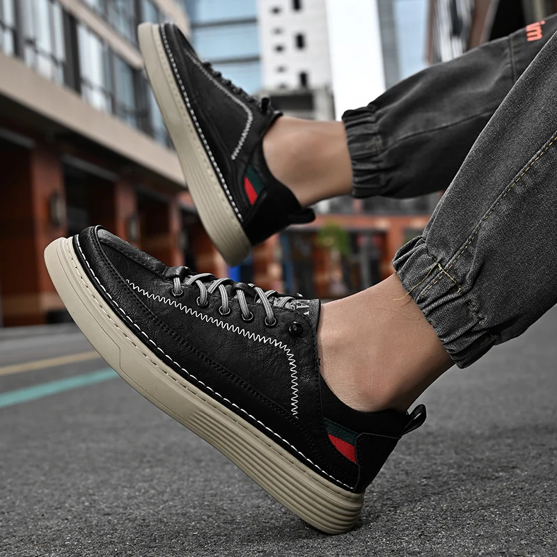22178 Newest Men Stock Walking Style Casual Shoes