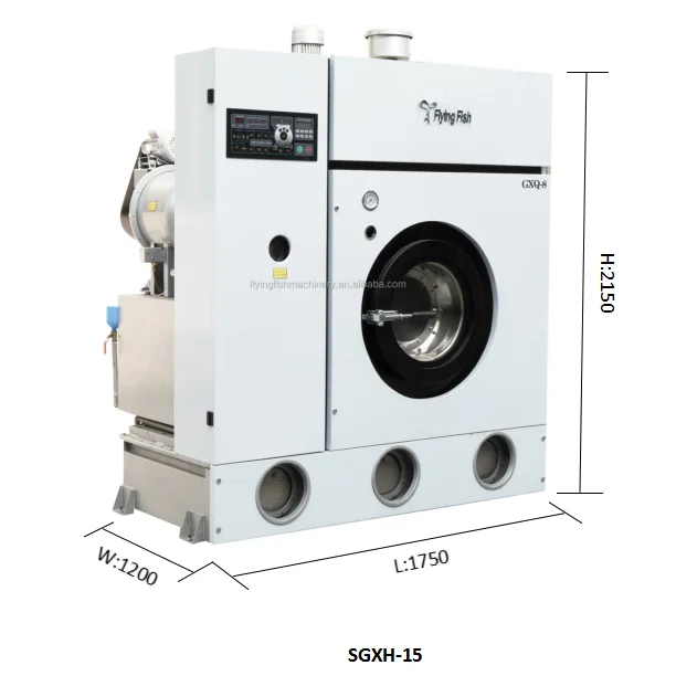 Professional Fully Automatic Dry Cleaning Equipment Laundry Dry Cleaner manufacture