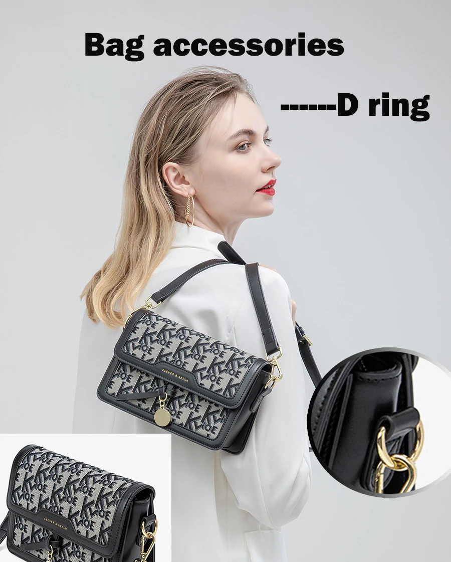 Factory Wholesale High Quality Bag Accessory D Ring Snap Ring Buckle