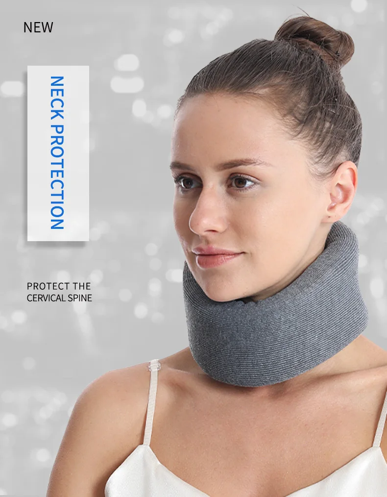 Antibow Neck Brace Knitted Health Sponge Neck Support For Correcting