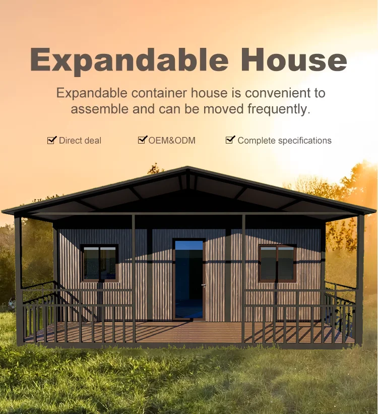Double-wing Expandable Container House