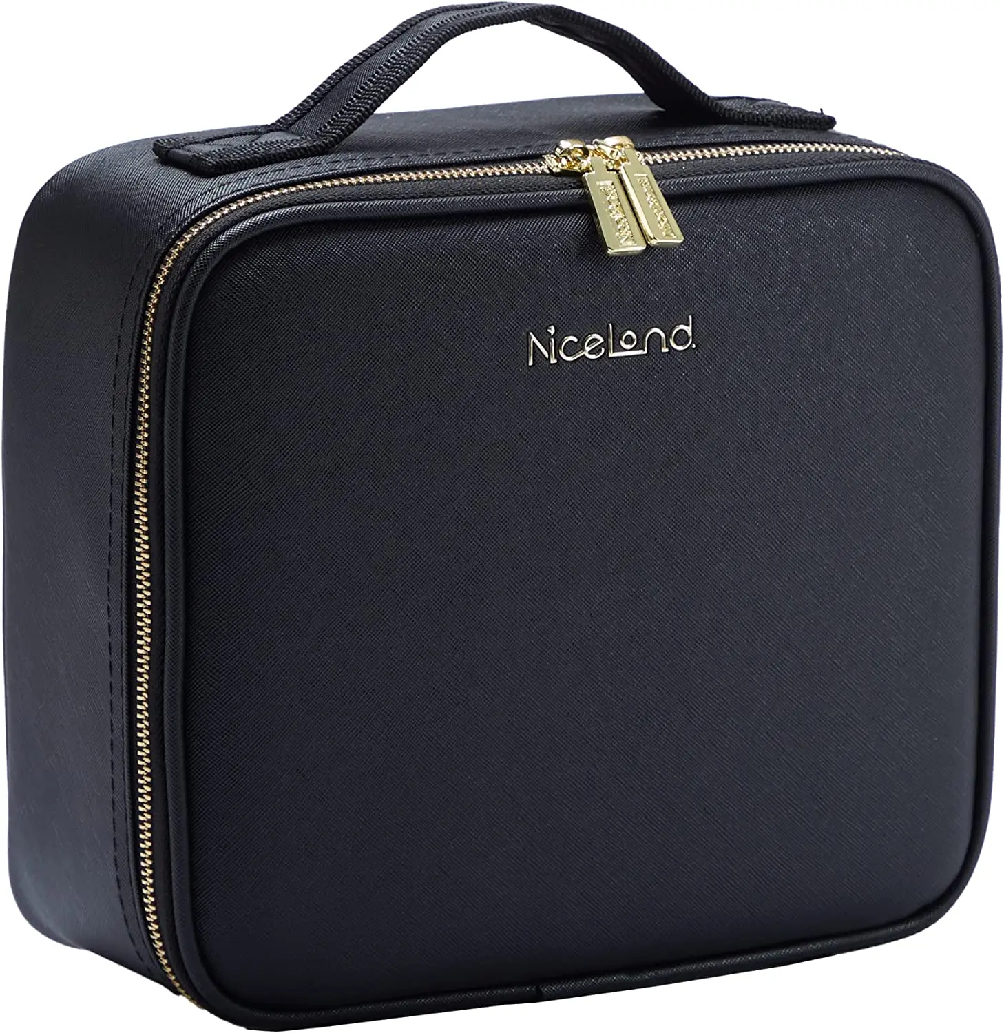 Пользовательский логотип Водонепроницаемый Косметический мешок Организатор визажиста коробка со светодиодным зеркалом