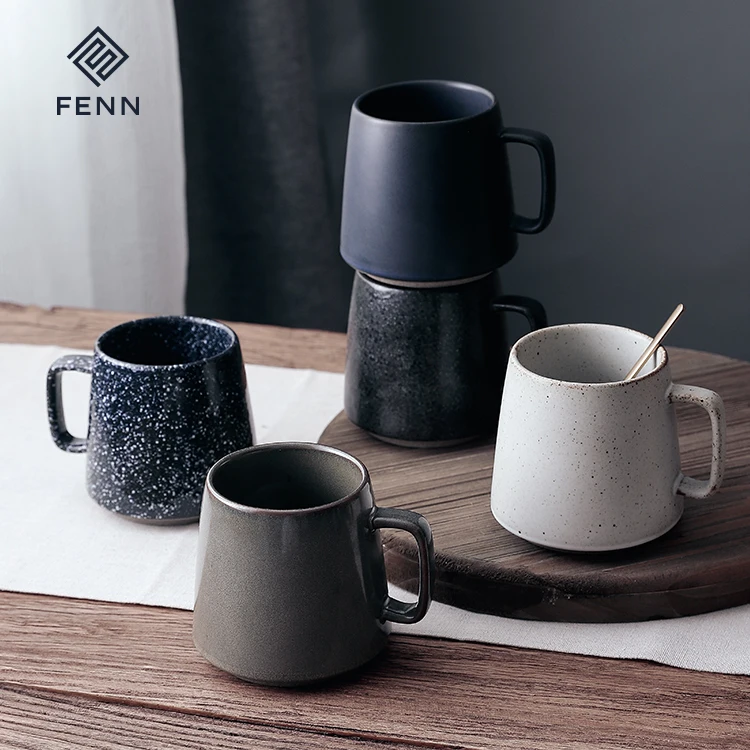 Wysokiej jakości porcelanowa filiżanka do herbaty w stylu japońskim / przeszklona filiżanka kawy Cappuccino Personalizacja niestandardowe logo Kubek ceramiczny