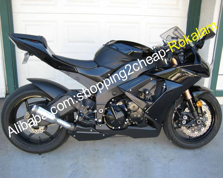 銀八 NTU ホワイト ABS インジェクションフェアリング カワサキ 2008