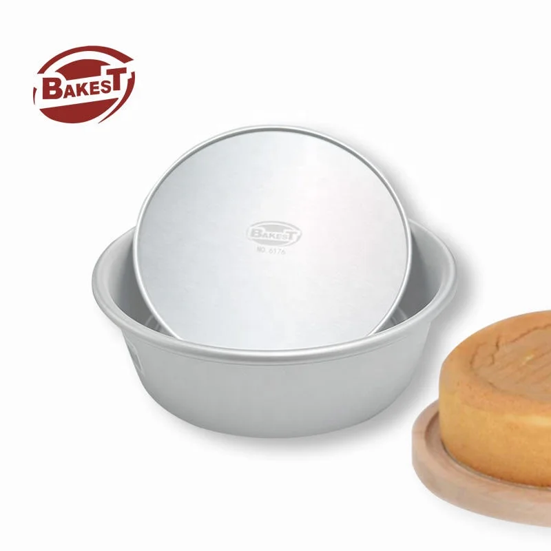 Wholesale Food Grade Aluminum Foil Circular Baking Tray Non-Stick Pan Cake Dish for Pancake and Cake Baking