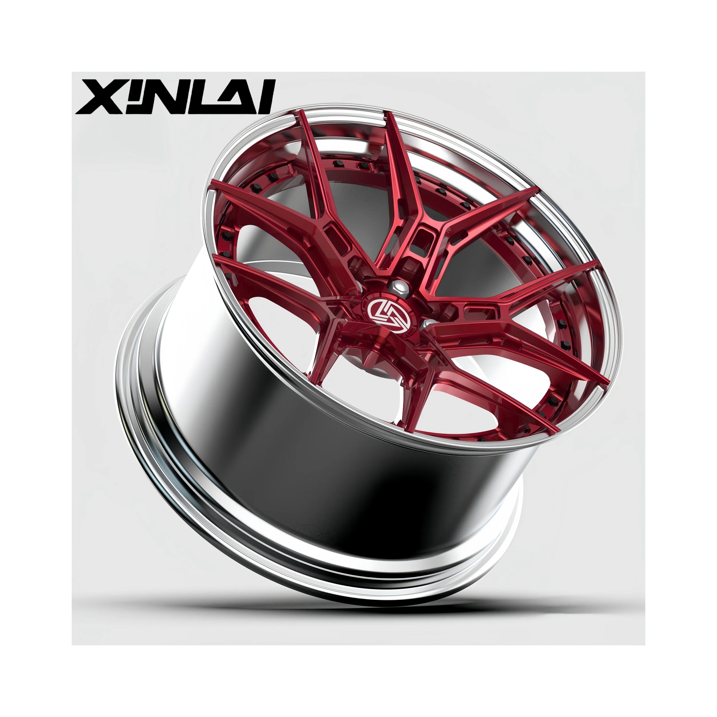 New Forged Wheel Brushed Polished Deep Concave 2-piece Aluminum Material 5x114.3 5x120 5x112 20 21 22inch Forged Wheels - Image 4