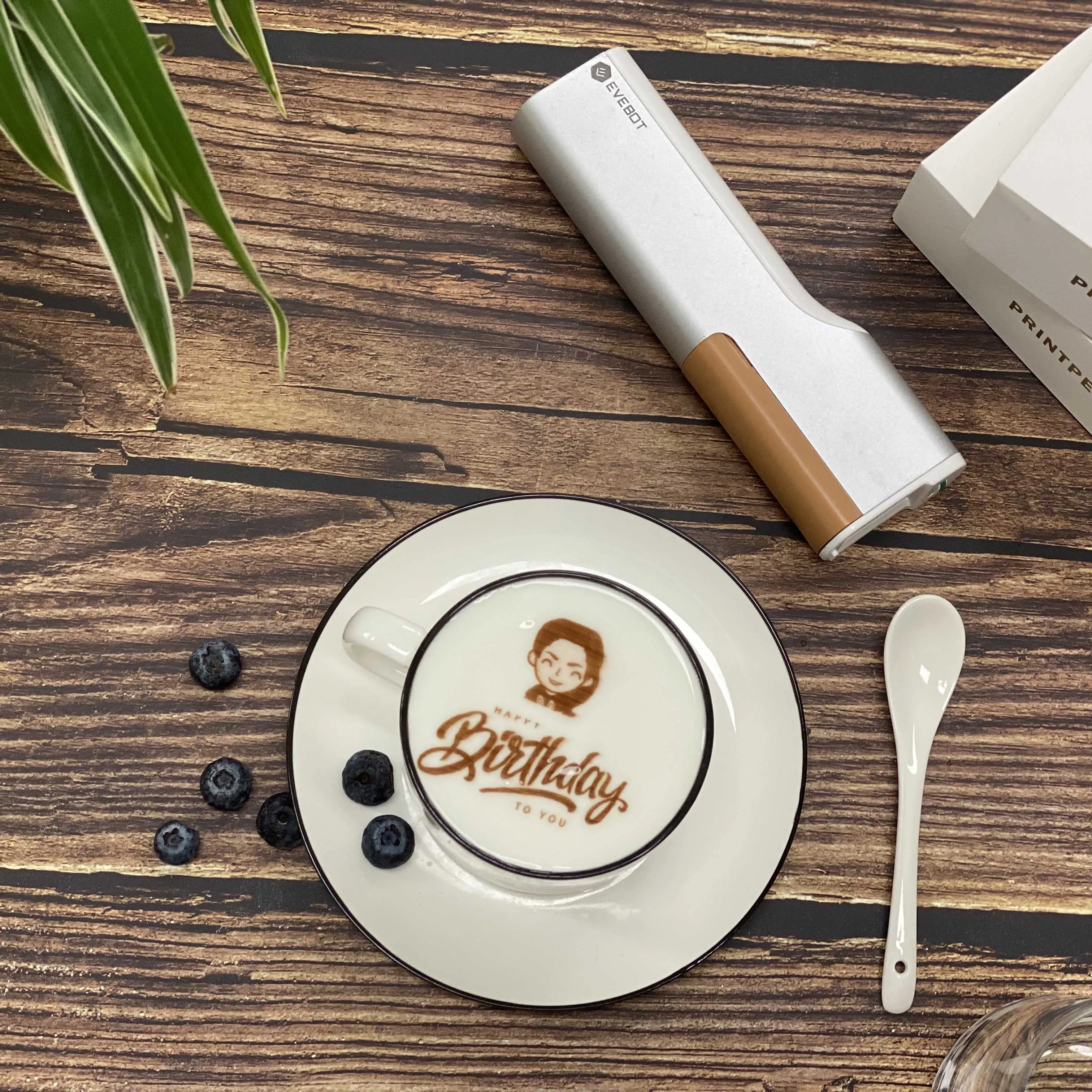 EVEBOT PrintPen 食品グレードプリンター コーヒーラテアート印刷機 EVEBOT PrintPen 食品グレードプリンター コーヒーラテアート印刷機