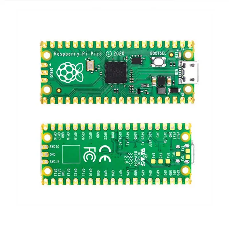 High Quality Rpi Pico Flexible Microcontroller Mini Development Board Based 264kb 