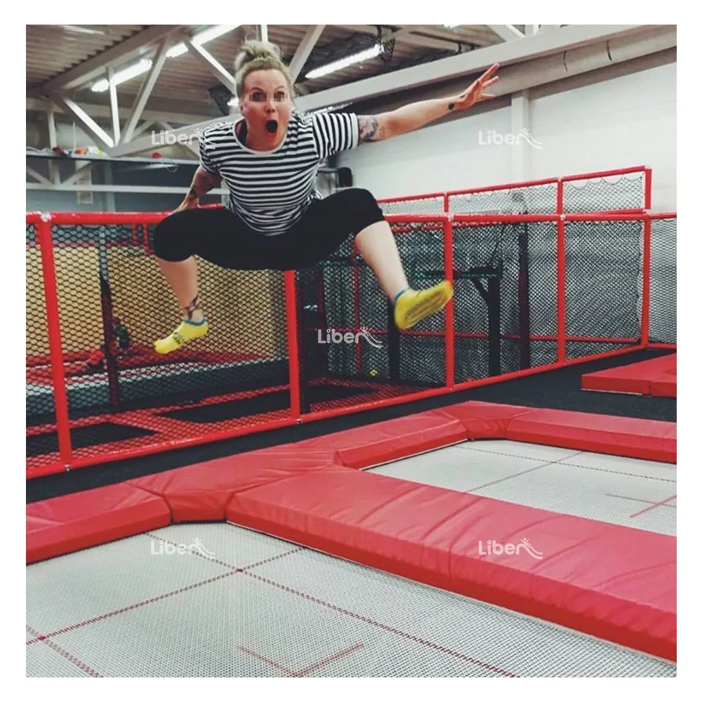 Профессиональная кровать для прыжков 14 футов по заводской цене прямоугольный полипропиленовый батут тканевый весенний коврик тренажерного зала
