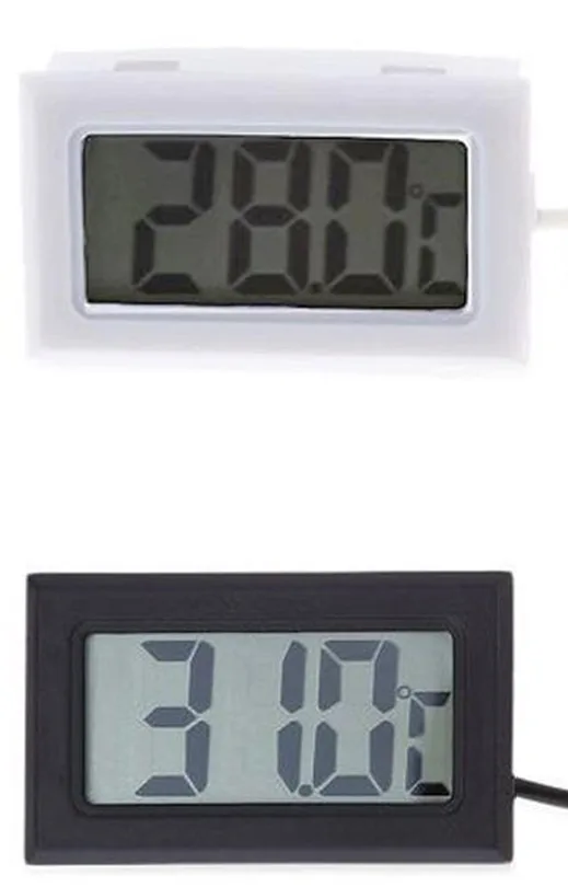 Digital Water Heater Thermometer Meter Metal Probe Sensor Temperature