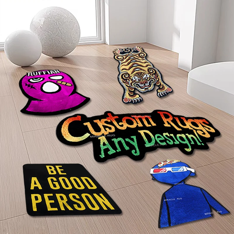 新品アルパカラグ マットTUMIキャラクターのデザイン 100 x 140 新品