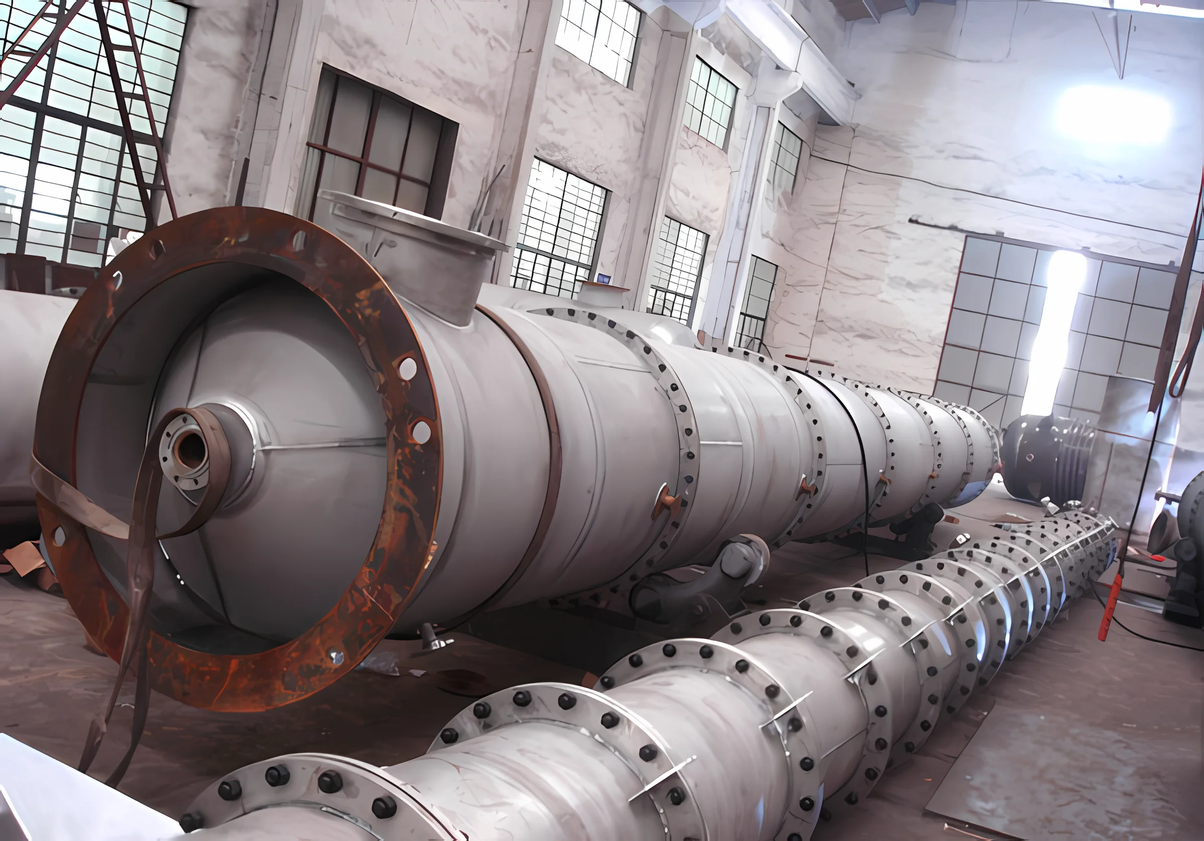 Высокопроизводительная двухслойная дистилляционная колонна реактора с упакованным слоем