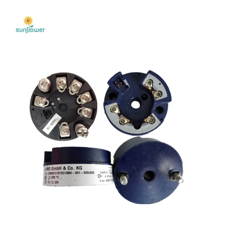 Pt100 Rtd Temperature Transmitter 4 to 20mA with Led Display Indicator