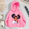 Felpa ragazza con forcina a cuore rosa stile sottile