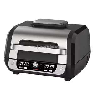 Hot Selling 10L Indoor Grill Digital Household Air Fryer Grill Combo Roast Bake Dehydrate Electric Grills & Electric Griddles