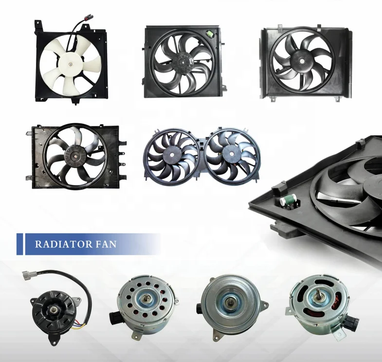 Factory Supply 12v Dc Auto Cooling Fans For Car, Auto Parts Electric Car Radiator Cooling Fan Assembly For Nissan