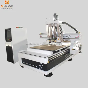 Lamello dedicated CNC cutting machine atc cnc router  Invisible parts of panel furniture atc wood cnc router