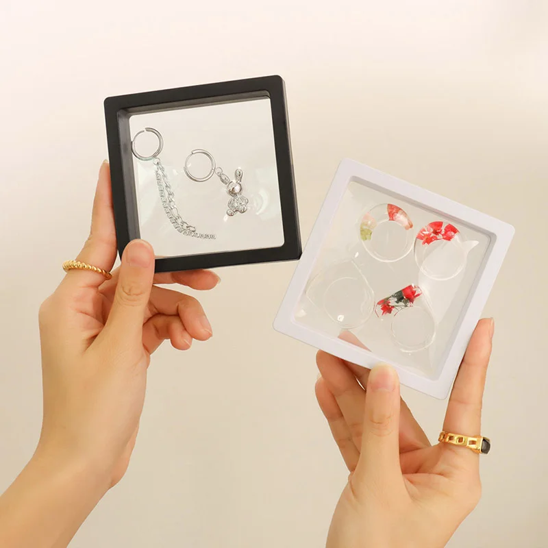 Hight Quality 3D Floating Frame Display Stand Holder Box for Jewelry